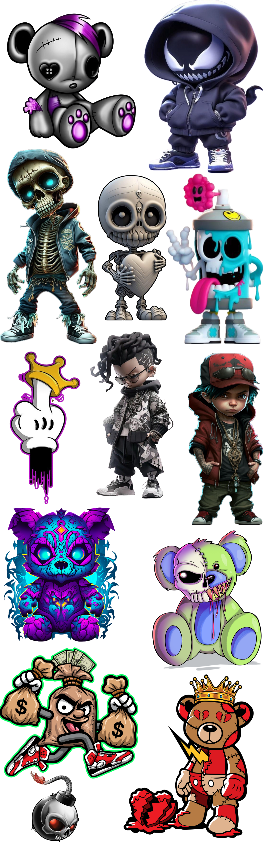 pre made dtf gang sheets