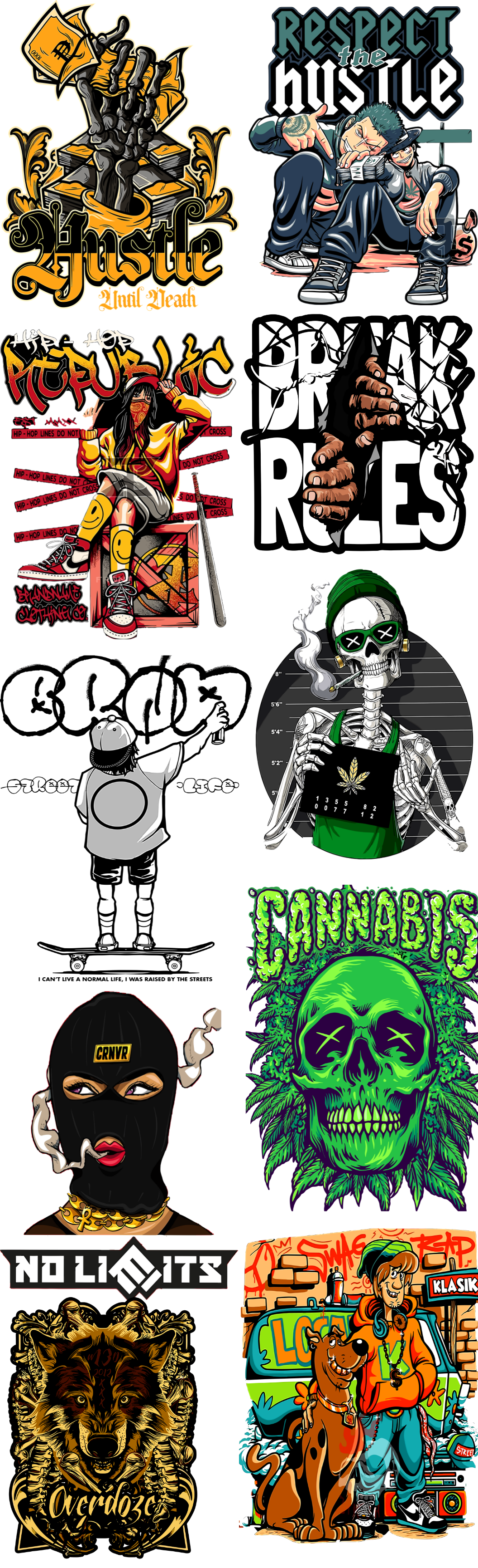 pre made dtf gang sheets