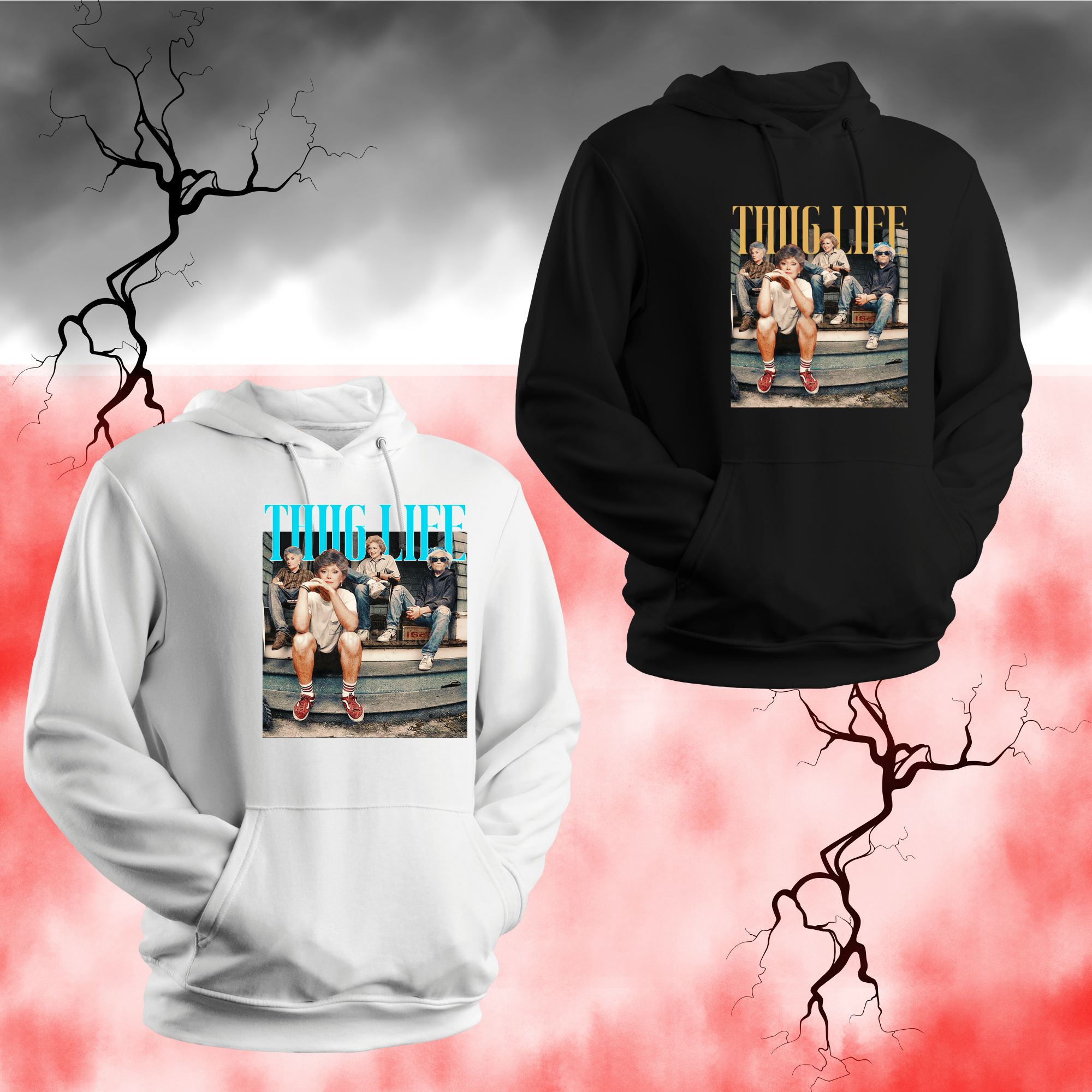 GOLDEN THUG LIFE HOODIE