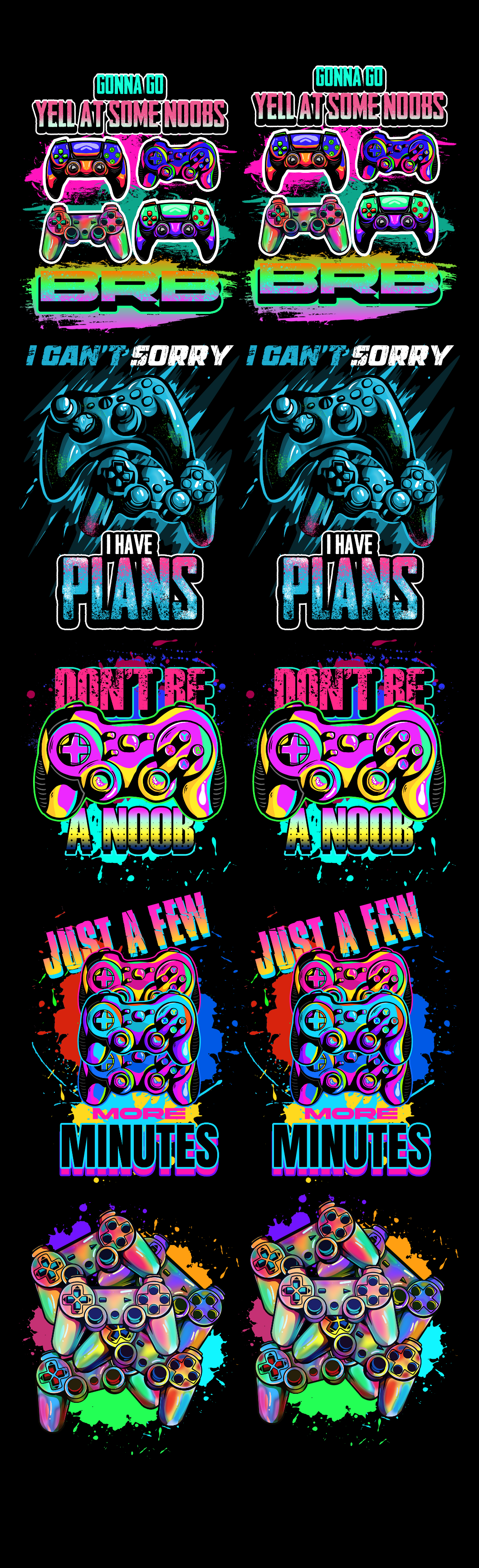 pre made dtf gang sheets