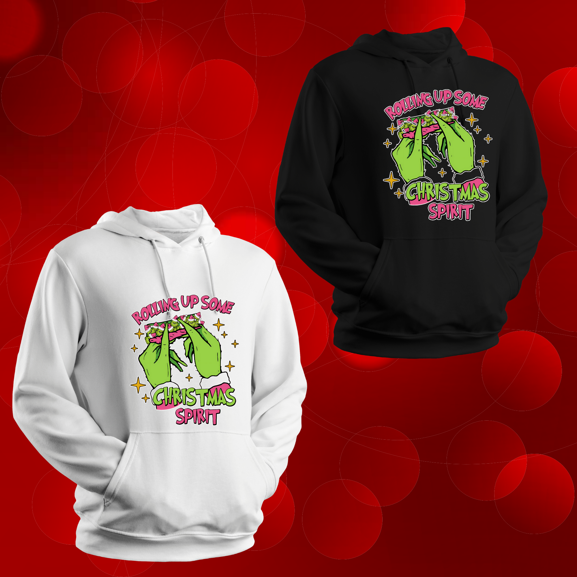 Roll up some Xmas sprit hoodies