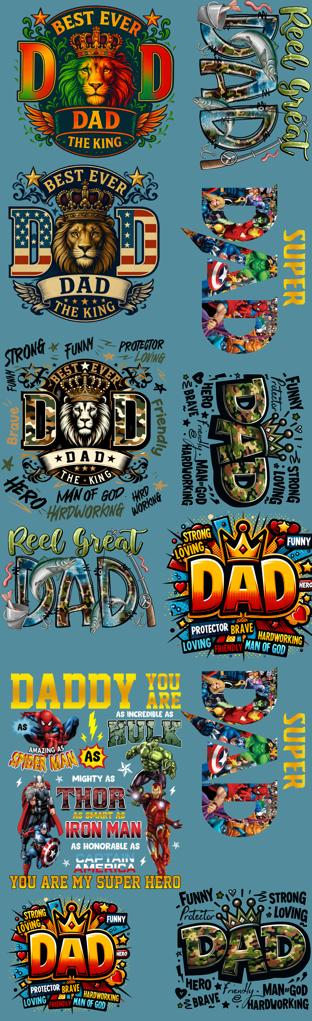 pre made dtf gang sheets