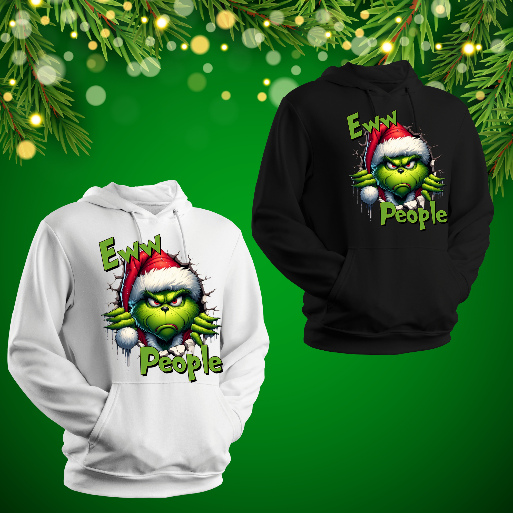 CHRISTMAS GRICH HOODIES
