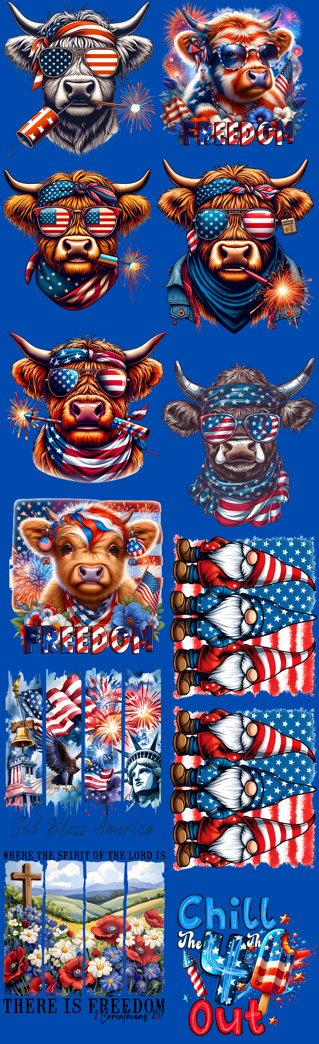 pre made dtf gang sheets