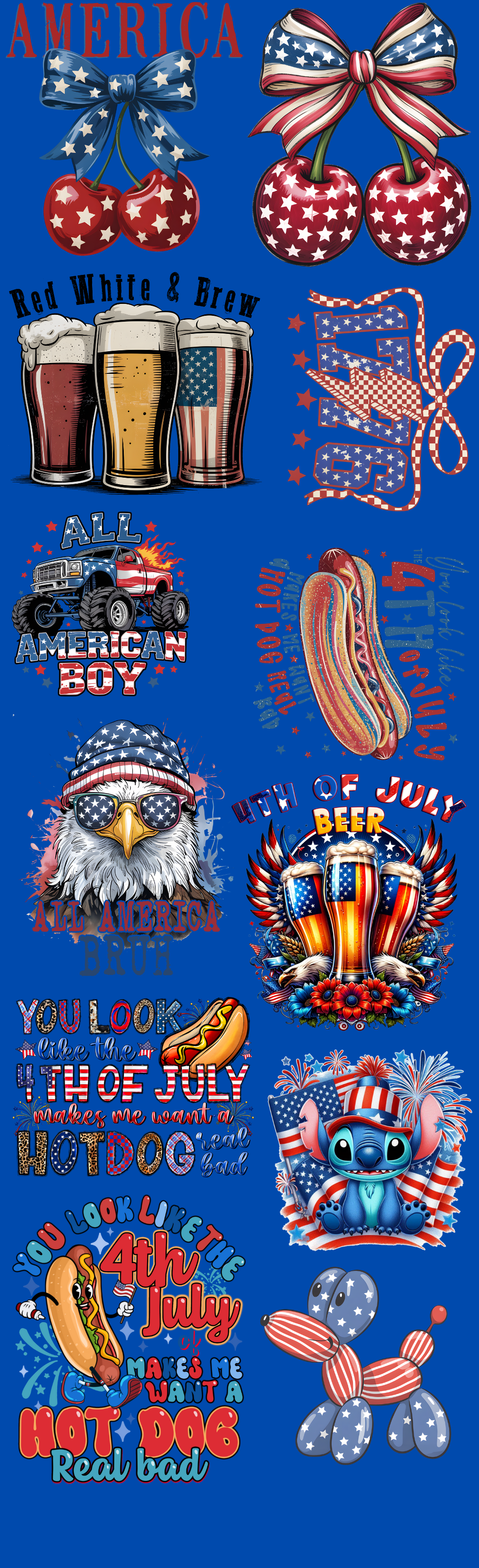 pre made dtf gang sheets