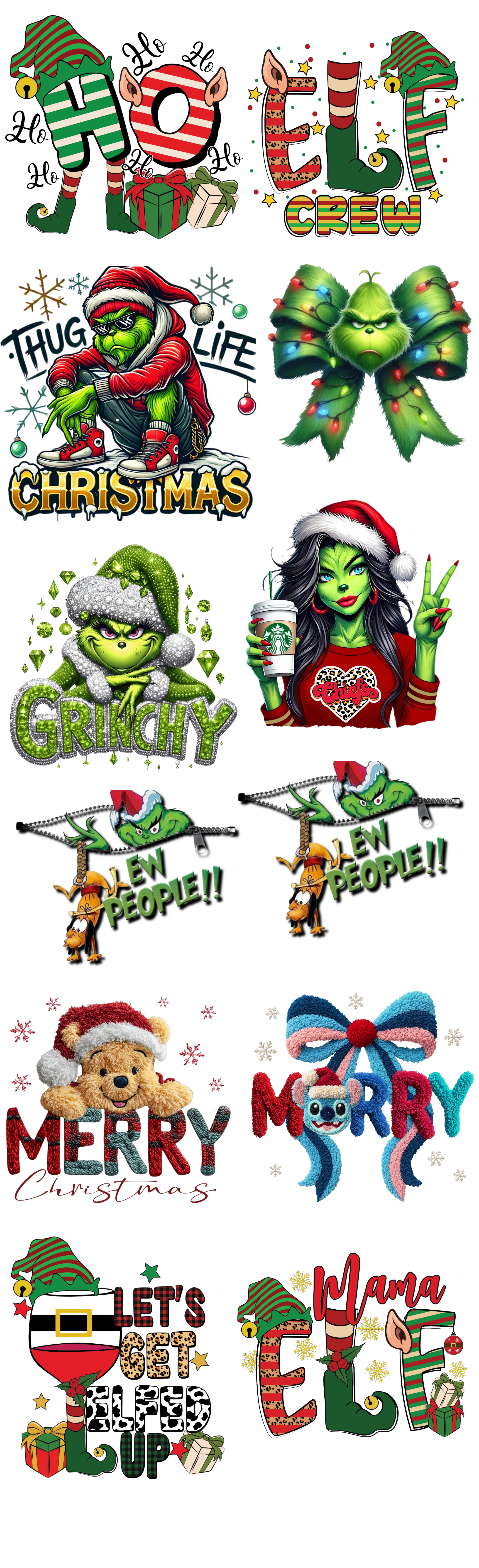 pre made dtf gang sheets