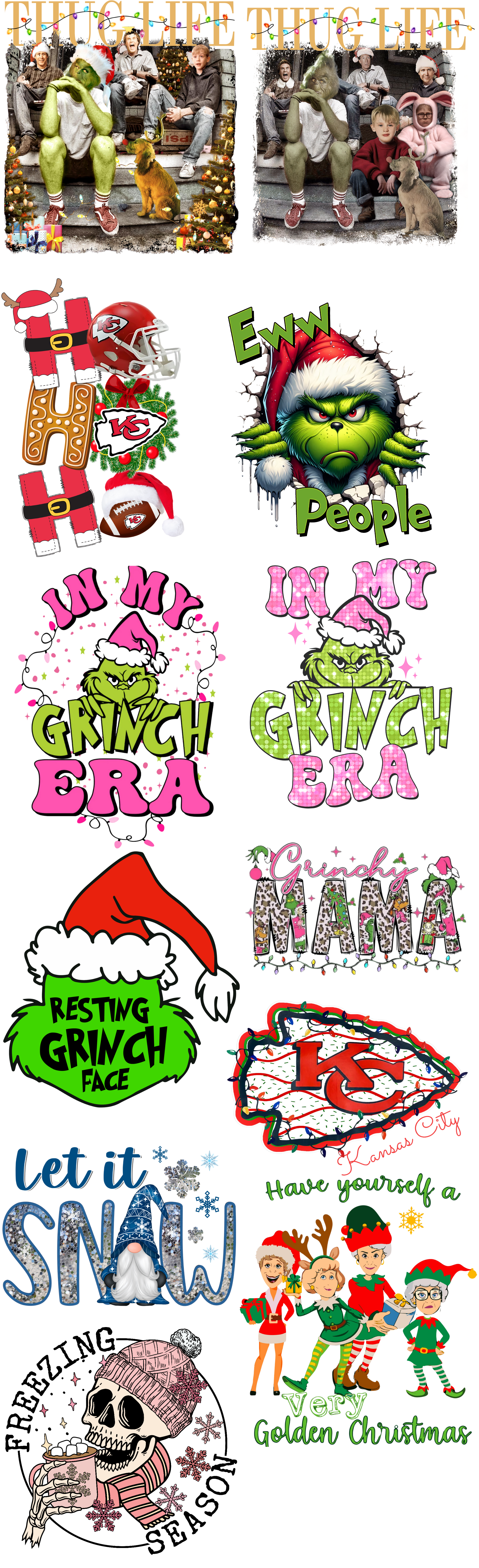 pre made dtf gang sheets